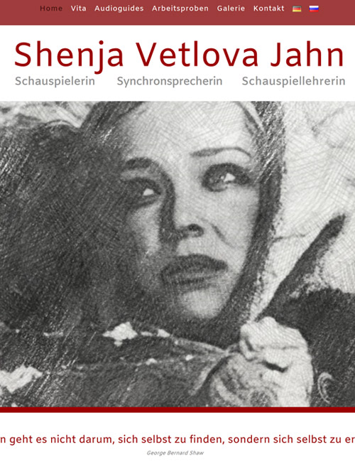 Shenja Vetlova Jahn Website